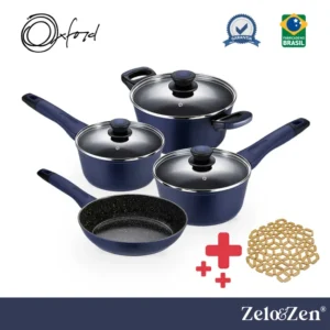 Jogo de Panelas Oxford Everyday em Cerâmica - 4 Peças