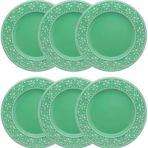 Conjunto C/ 6 Pratos Sobremesa Oxford - 20cm