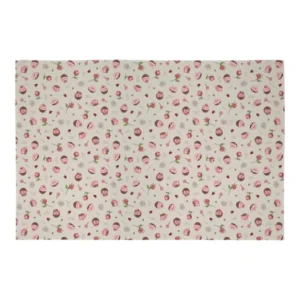 Toalha de Mesa Estampada Teka Varias Cores - 6 Lugares - Café Da Manhã