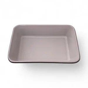 Travessa Refrataria para Forno Oxford Cool Grey - 22x15x5 1 Litro - 01 Peça