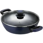 Caçarola Rasa de Cerâmica Oxford Everyday Com Tampa 4,2L - Azul