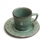 Conjunto 6 Xícaras Café Chá Oxford Mendi Malaquita - 220ML