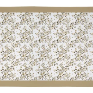 Toalha de Mesa Teka Basic Varias Estampas  - 4 Lugares - Ramalhetes