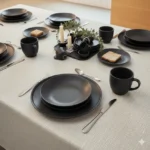 Toalha de Mesa Teka Ellegance Quadrado Algodão - 4 Lugares - Linho