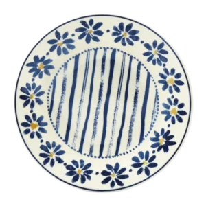 Jogo 03 Pratos Fundos Biona Donna Margaridas 21,5cm