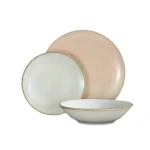 Aparelho de Jantar Lanche Oxford Aquarela Flat 12 Peças