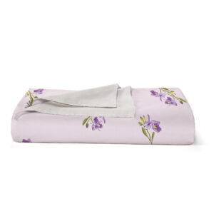 Colcha de Cama Casal 100% Algodão Teka Allegro Plus - 200x230cm - Orquídeas